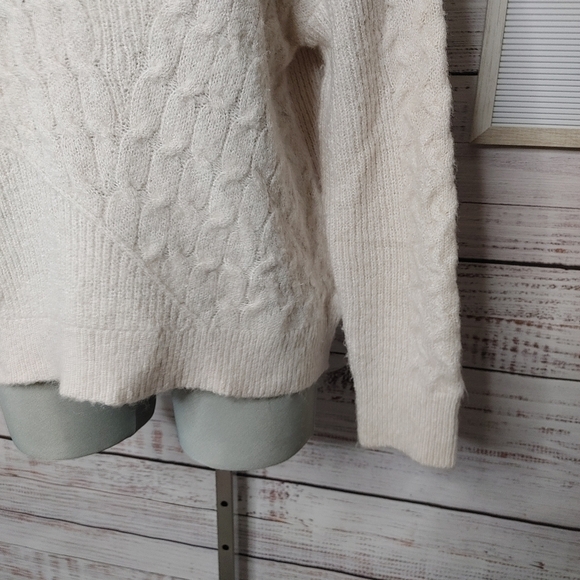 KENDALL + Kylie Boxy Cable Knit Sweater S - Picture 4 of 10